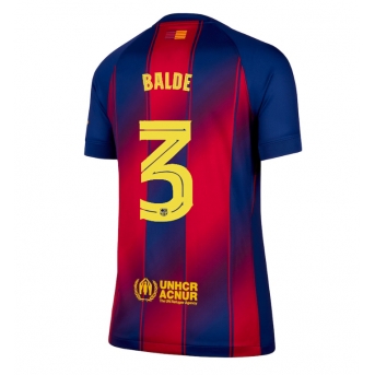 Billige Fotballdrakt Barcelona Alejandro Balde #3 Replika Hjemmedrakt Dame 2025-26 Kortermet